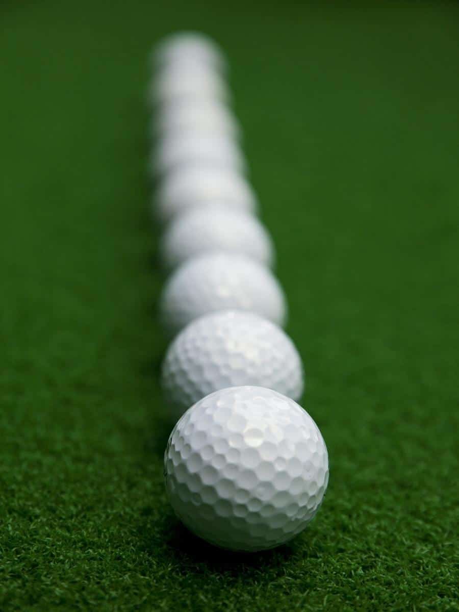 Golf Balls in a Row