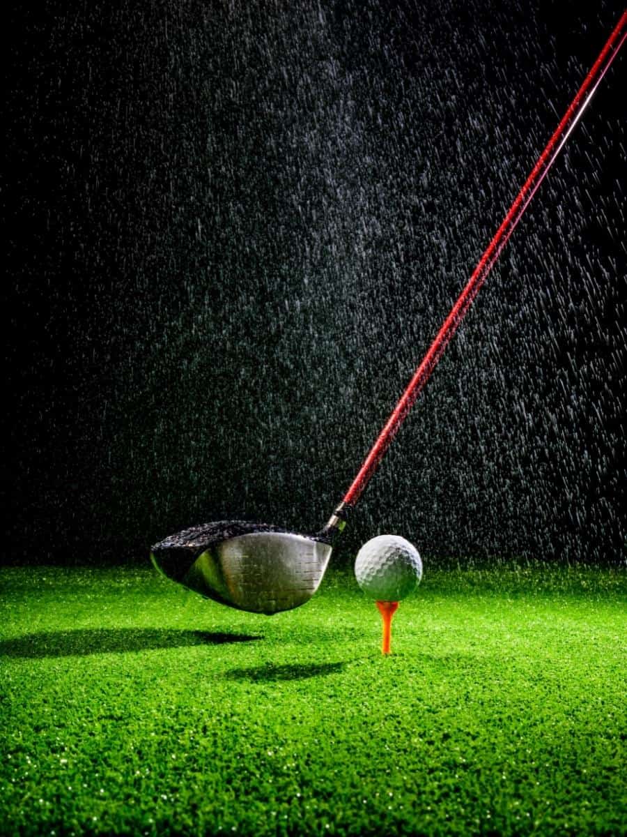 Golfing In The Rain