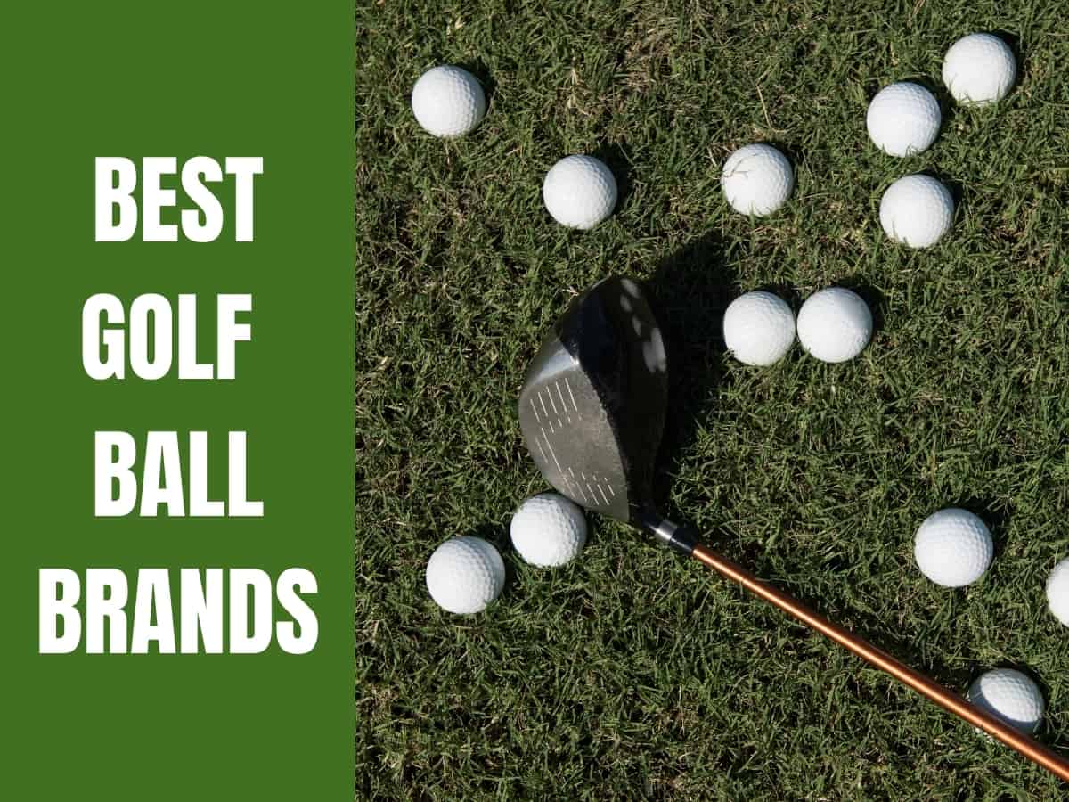 Best Golf Ball Brands. Golf Balls on a golf course.