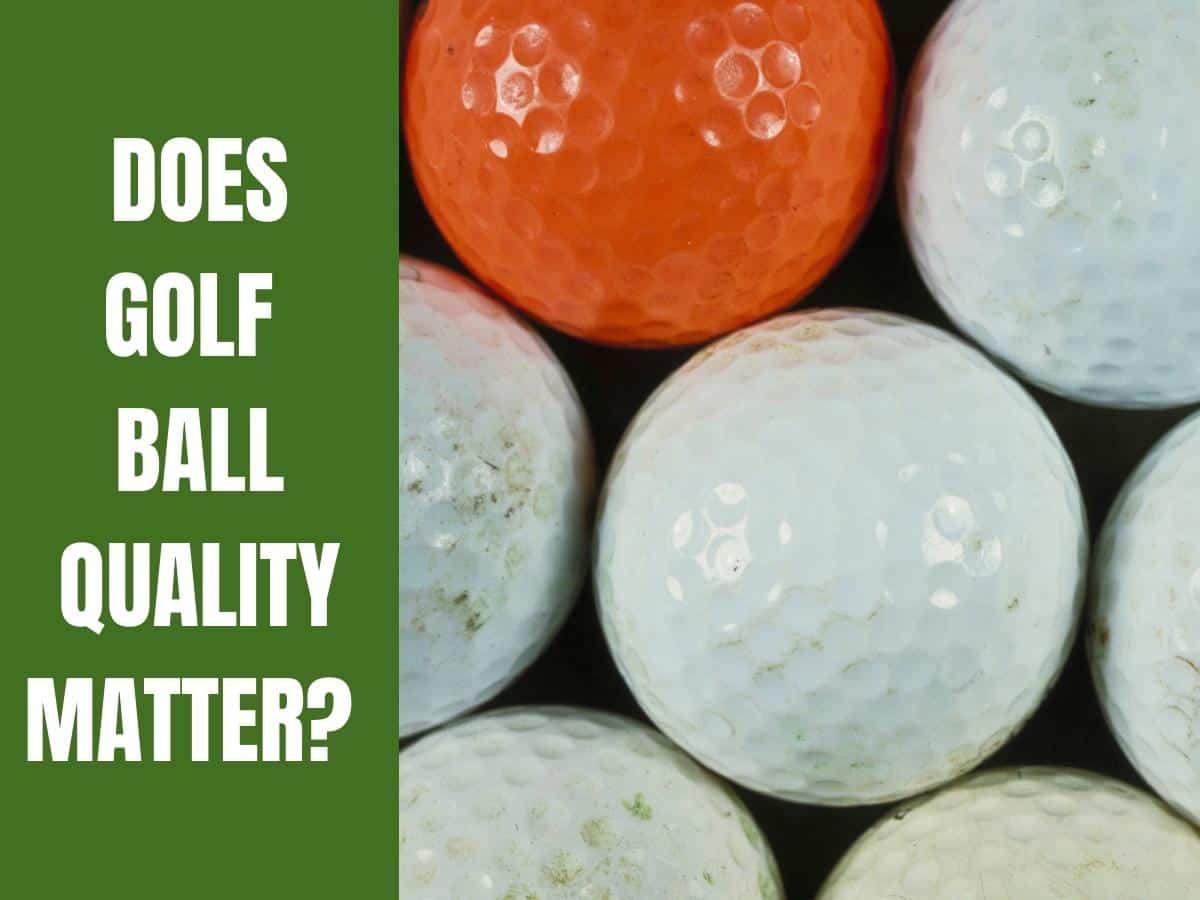 A selection of golf balls. Does Golf Ball Quality Matter?