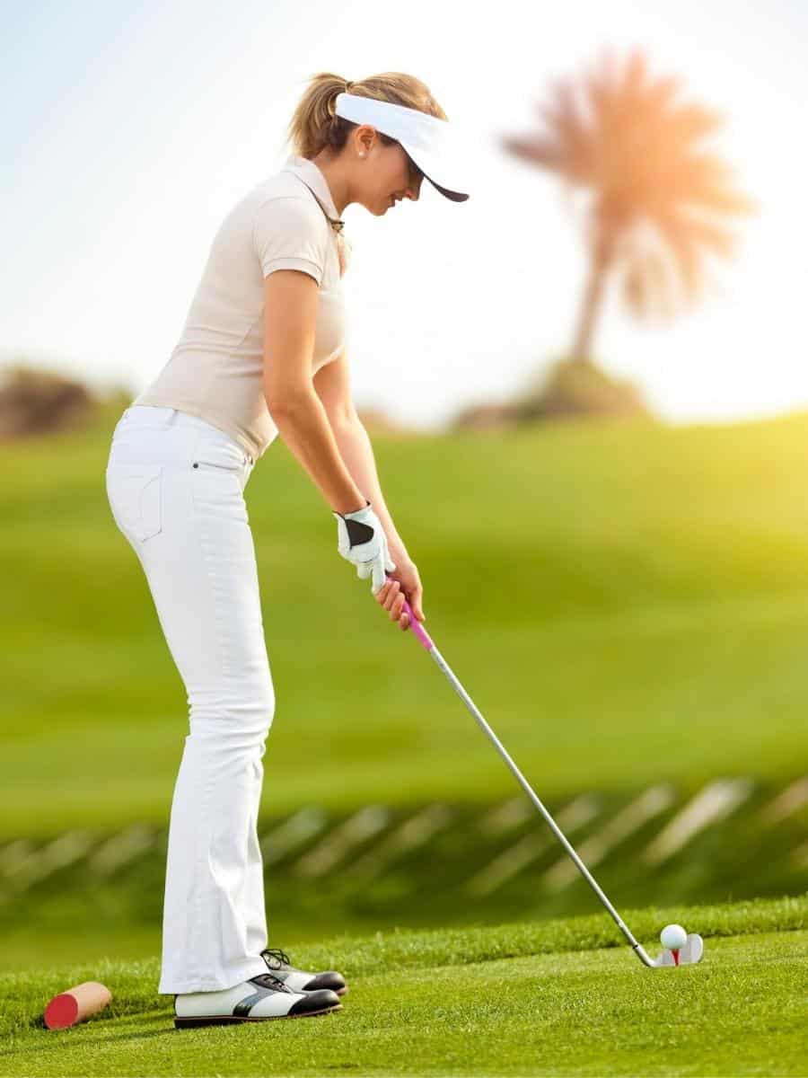 Female Golfer on the Course