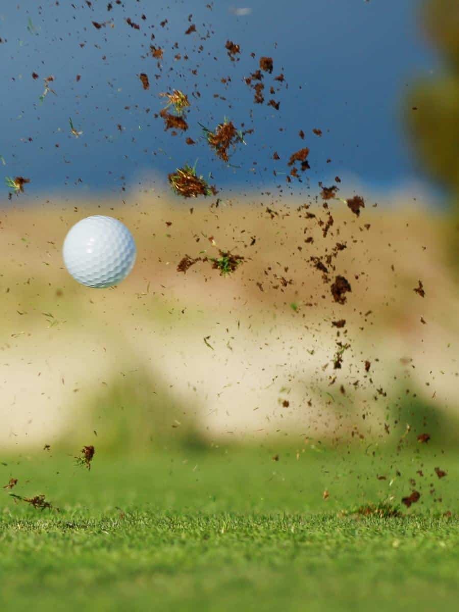 Golf Ball In The Air