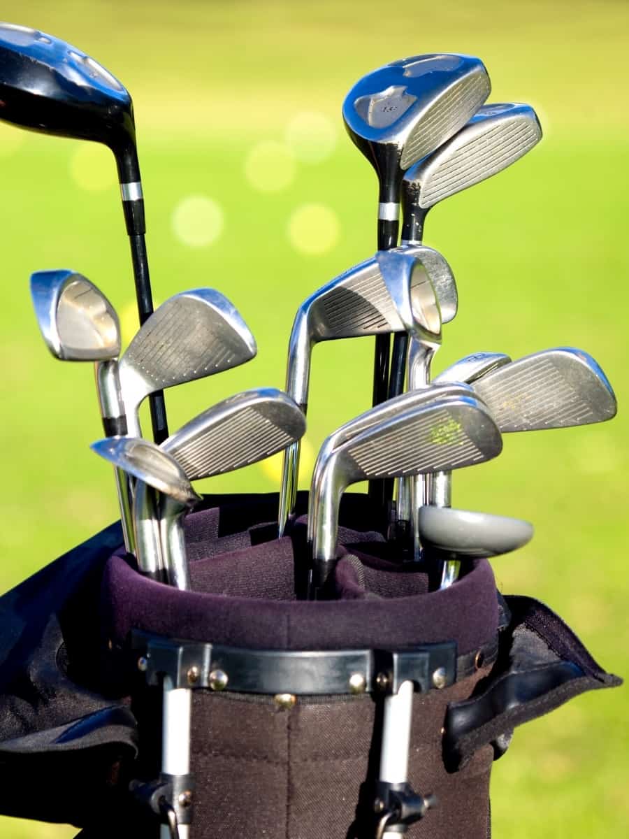 Golf Clubs In Golf Bag