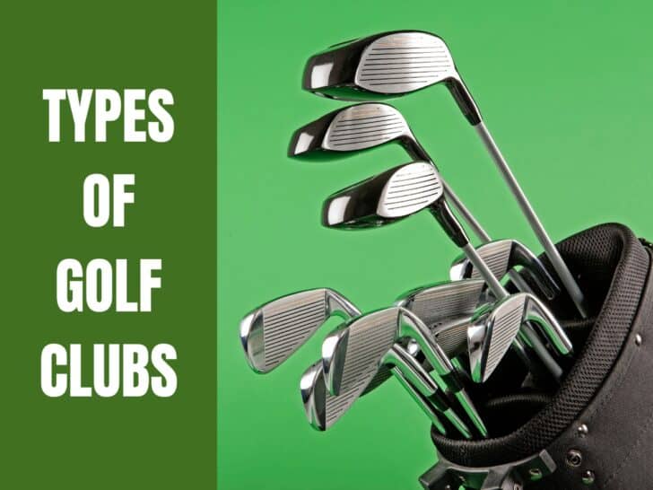 What Are The Different Types of Golf Clubs? A golf club set in a bag.